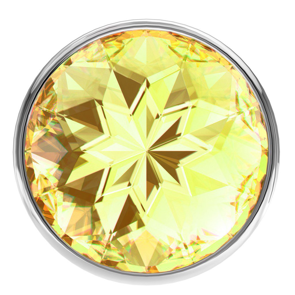 Lola Toys Diamond - Anal Plug - Yellow Sparkle Small - Image 4
