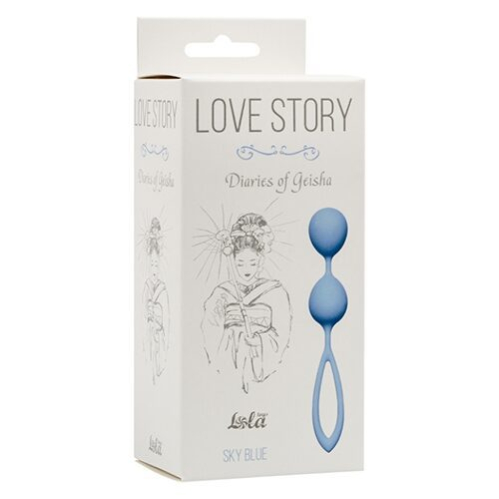 Lola Toys Love Story - Kegel Ball - Diaries of a Geisha - Sky Blue