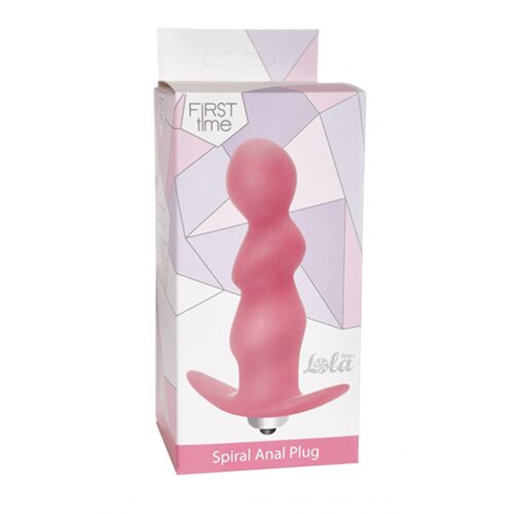Anal Plug Spiral Anal Plug Pink
