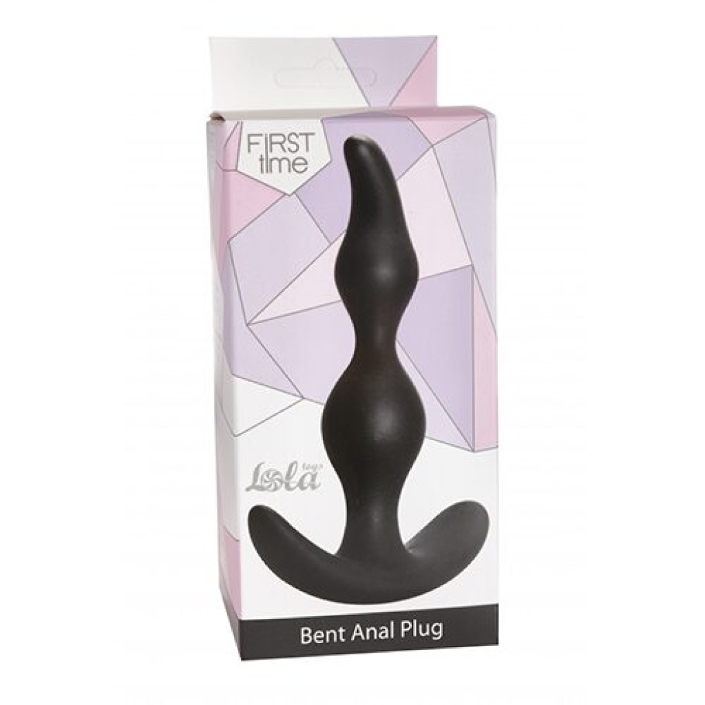 Anal Plug Bent Anal Plug Black