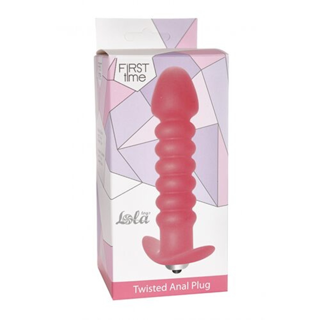 Anal Plug Twisted Anal Plug Pink