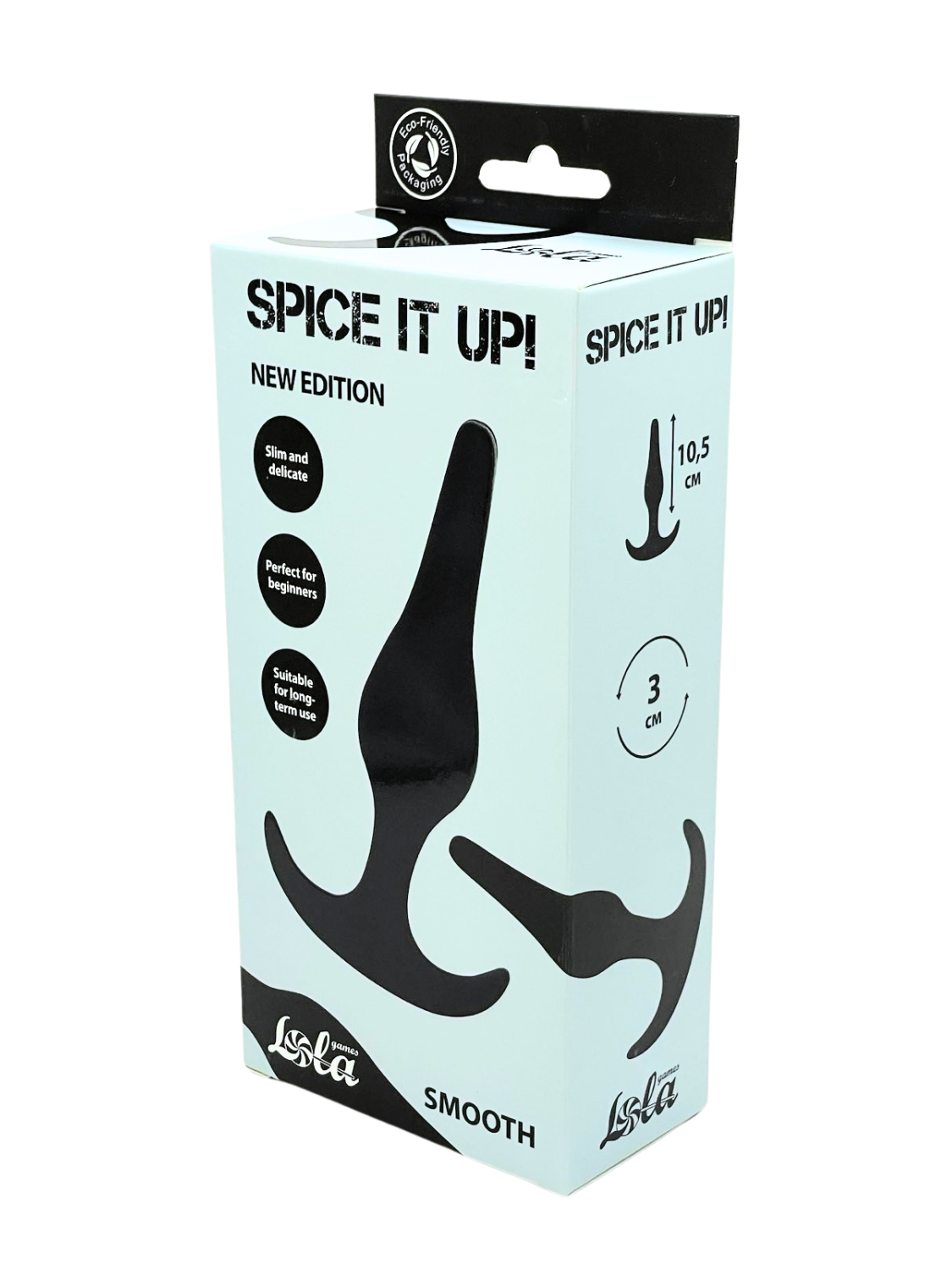 Anal plug Spice it up Smooth Black