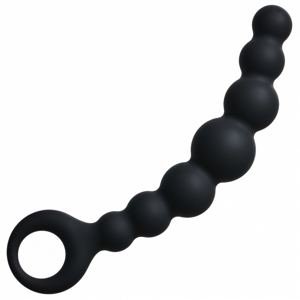 Anal Beads Flexible Wand Black - Image 2