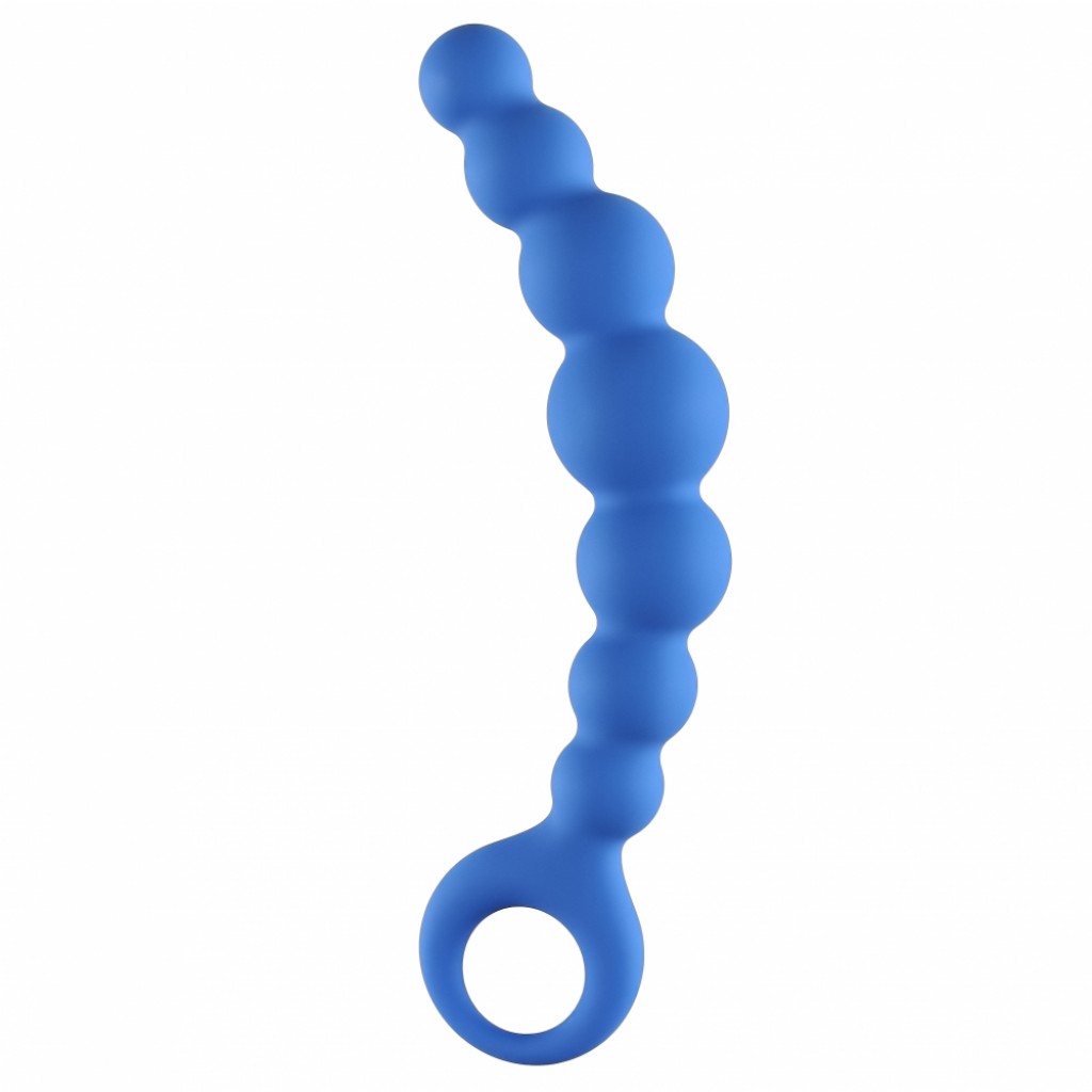 Anal Beads Flexible Wand Blue - Image 3