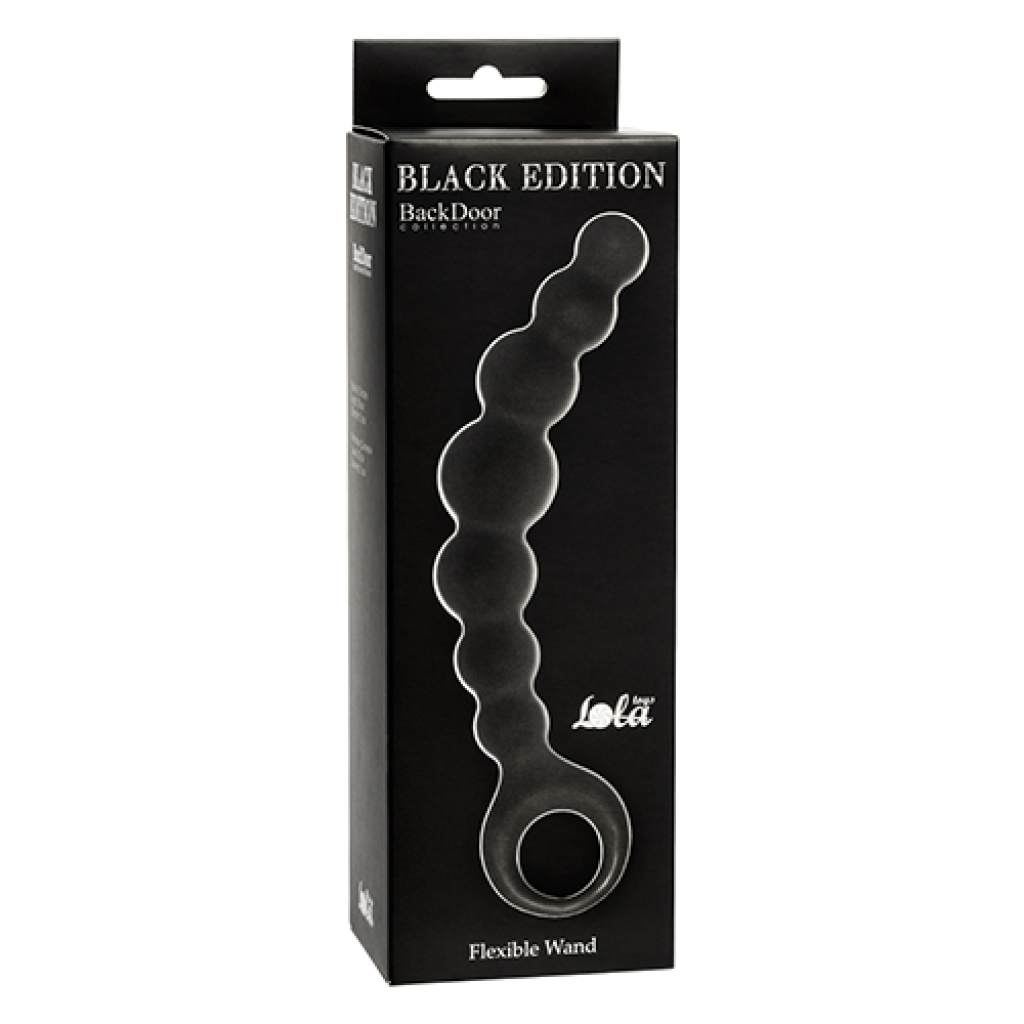Anal Beads Flexible Wand Black