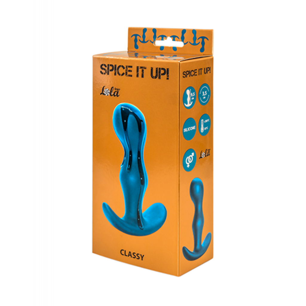 Anal plug Spice it up Classy Dark Aquamarine