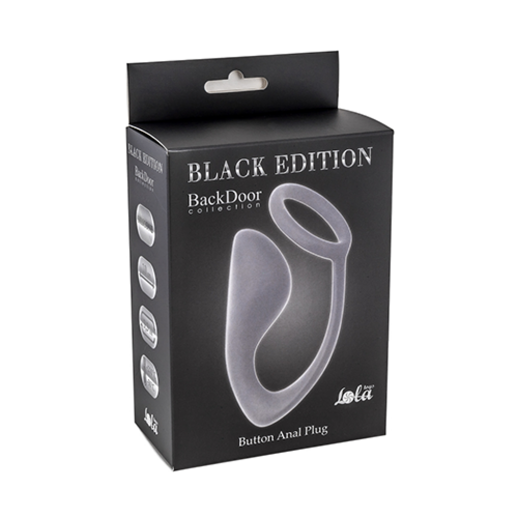 Button Anal Plug Grey