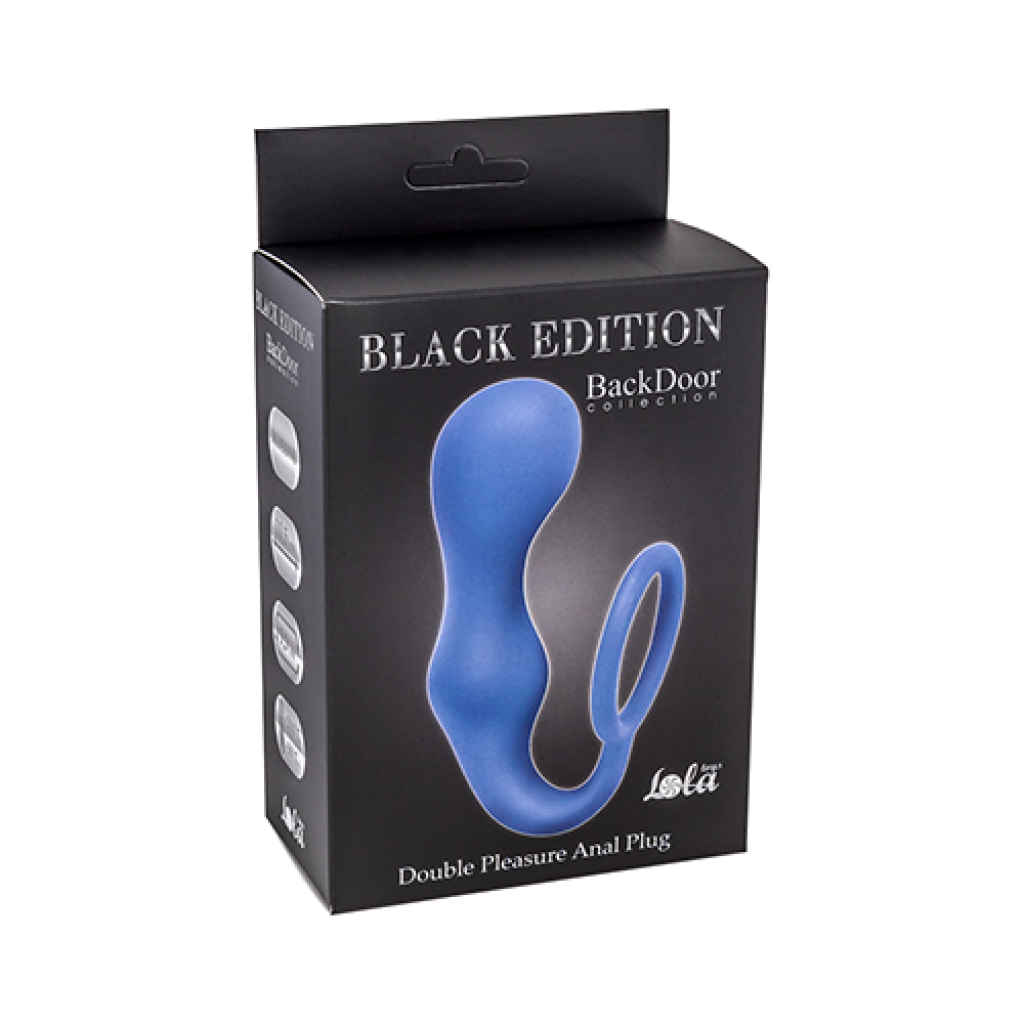 Double Pleasure Anal Plug Blue