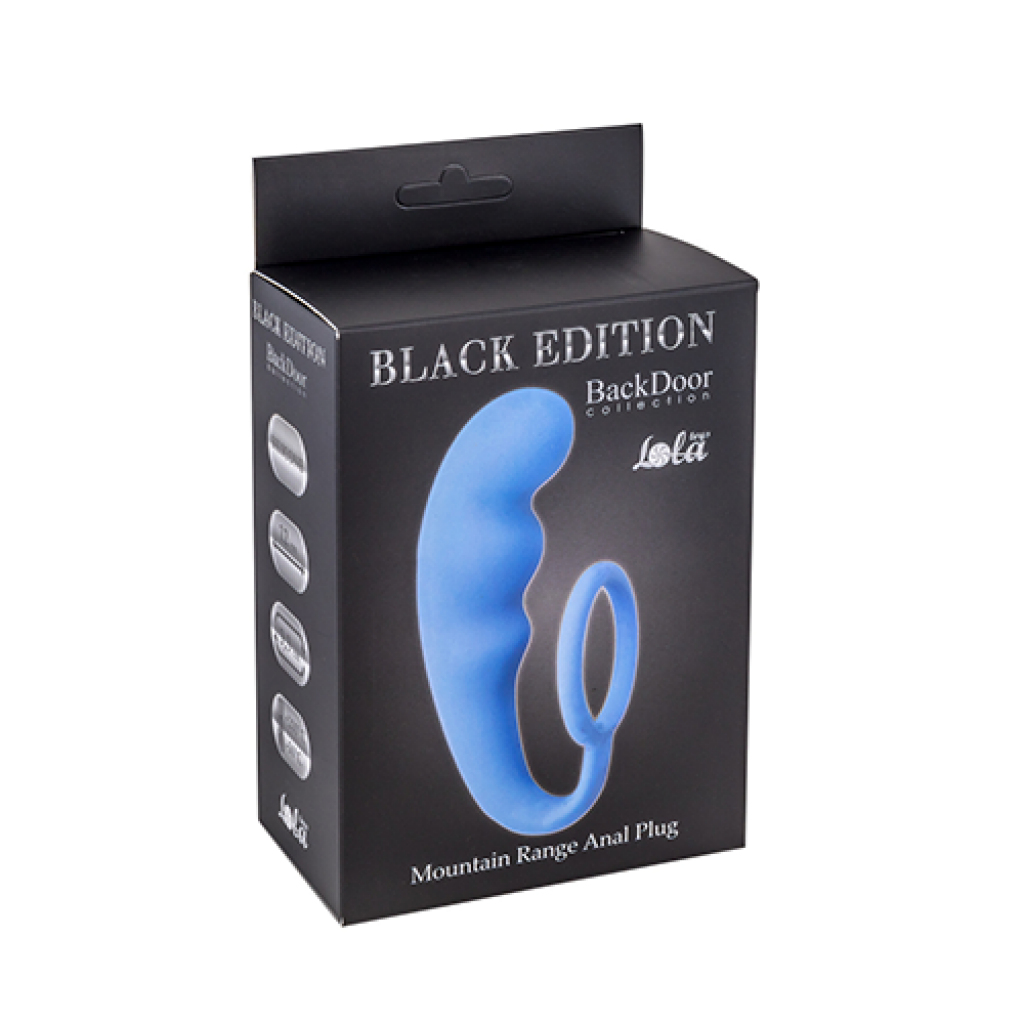 Mountain Range Anal Plug Blue