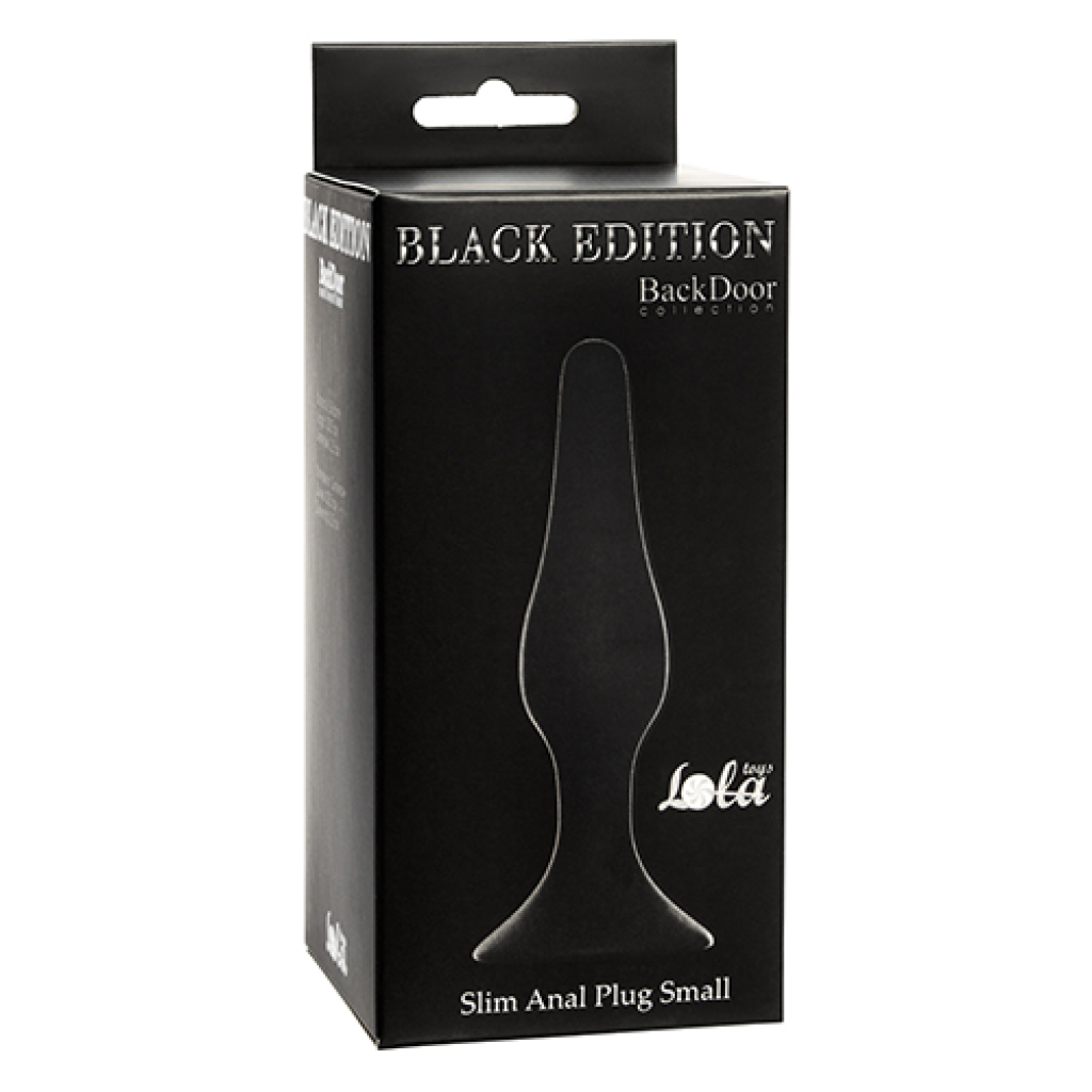 Slim Anal Plug Small Black