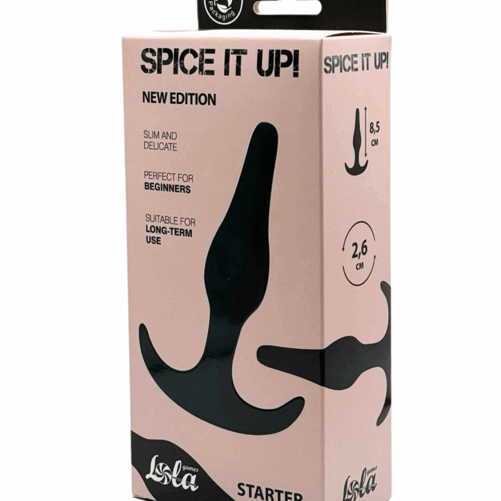 Anal plug Spice it up Starter Black