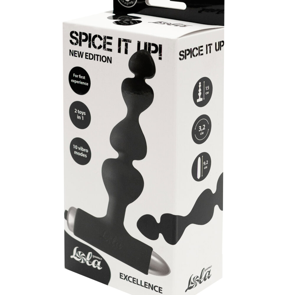 Vibrating Anal Plug Spice it up New Edition Excellence Black