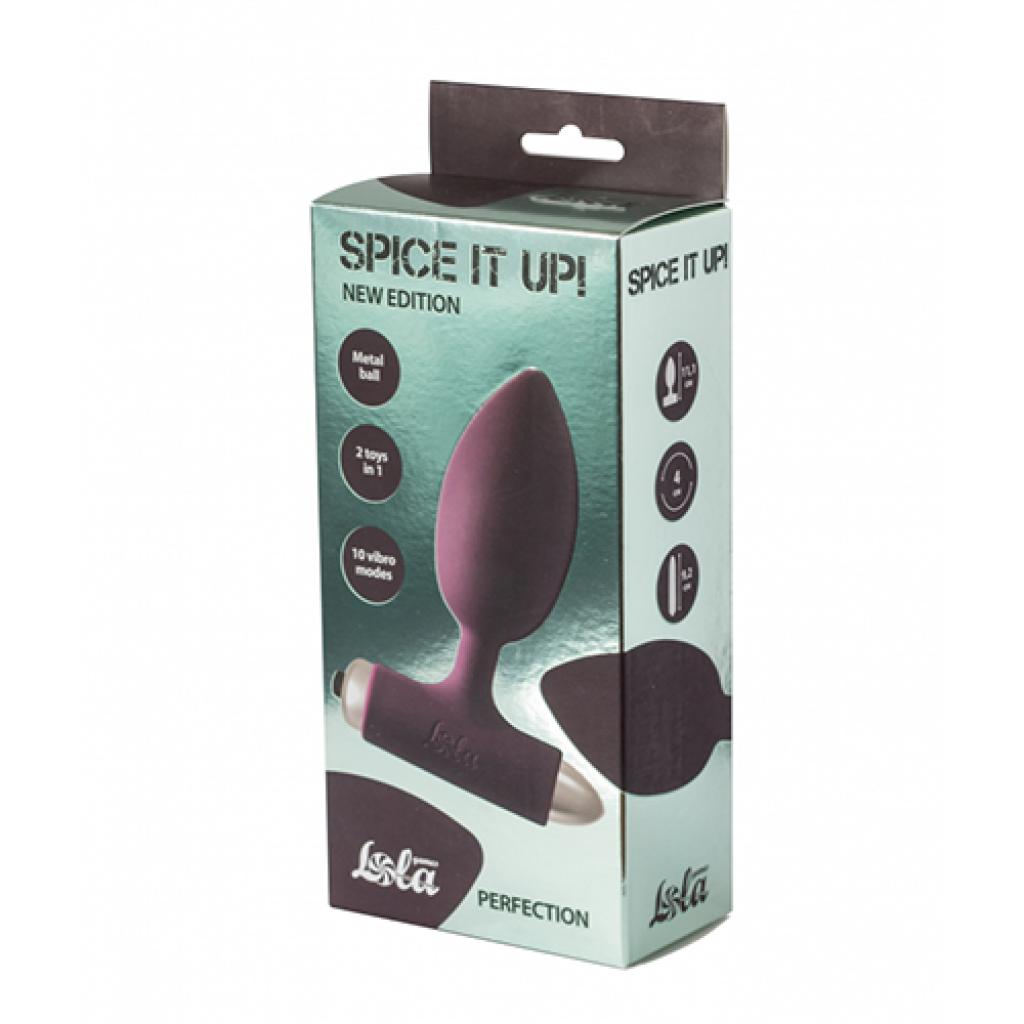 Vibrating Anal Plug Spice it up New Edition Perfection Wine red