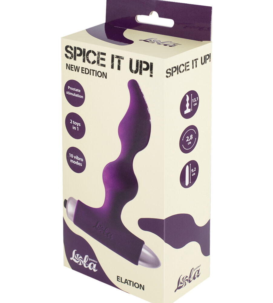 Vibrating Anal Plug Spice it up New Edition Elation Ultraviolet