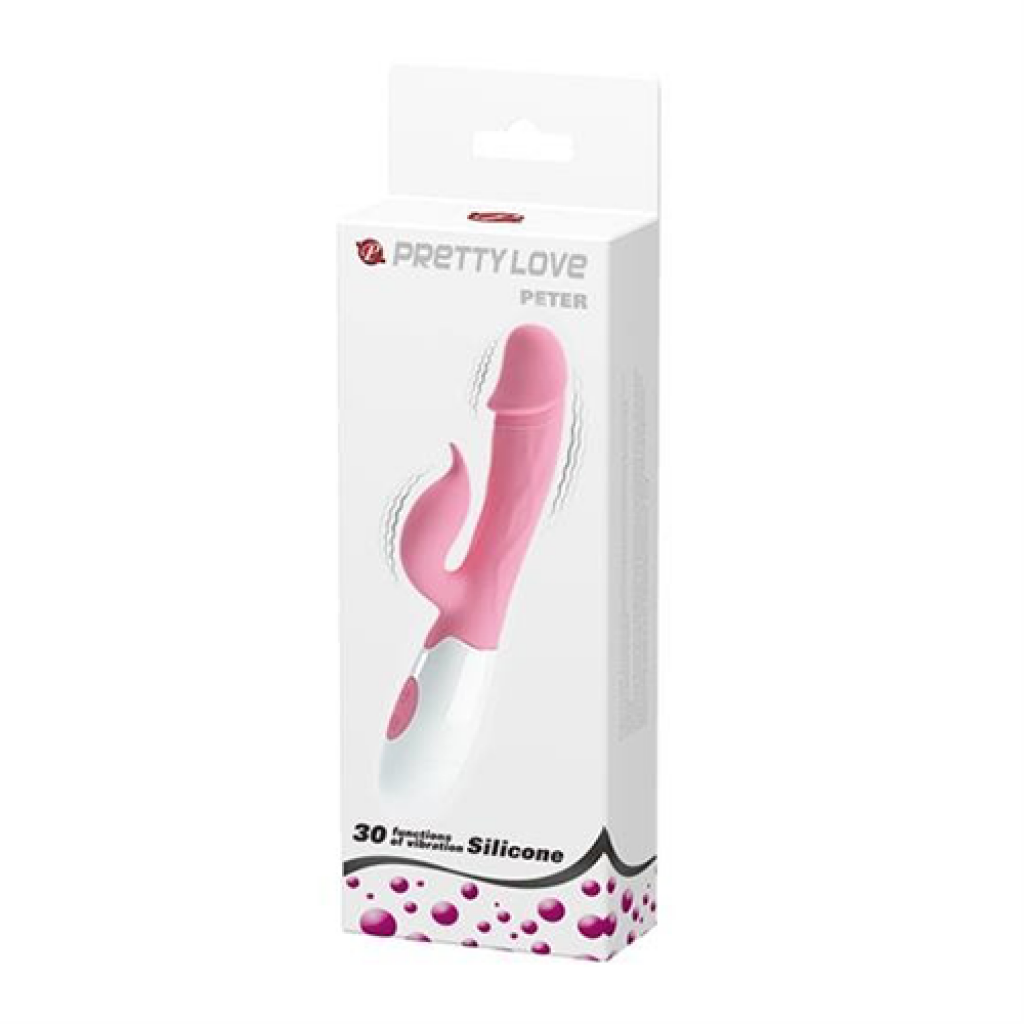 PRETTY LOVE - PETER, 30 Function Vibrator Pink