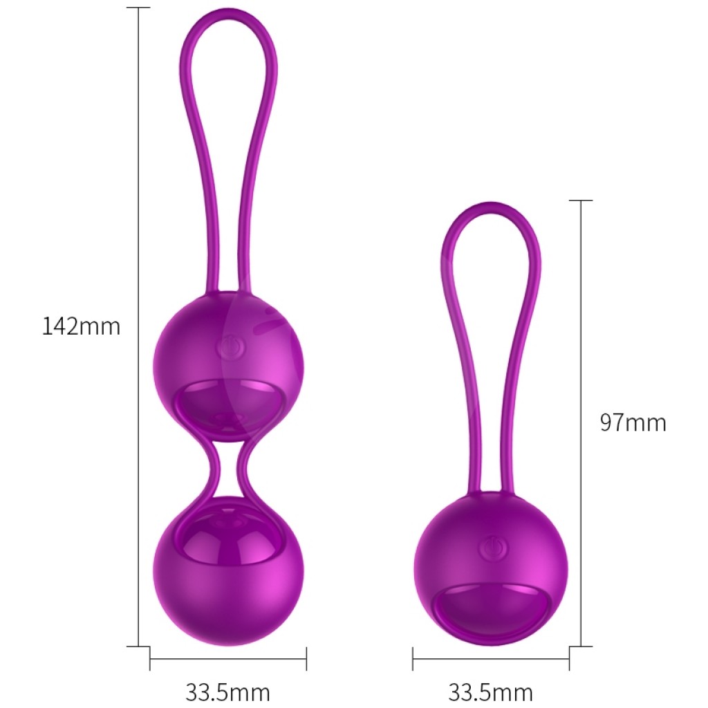 FOXSHOW M3 Kegel Balls - geisha balls with vibration - Image 3