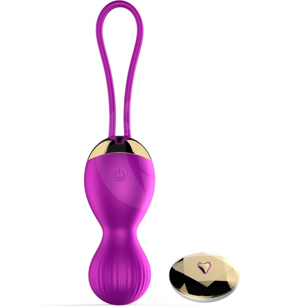 FOXSHOW Kelly - vibrating balls - Purple