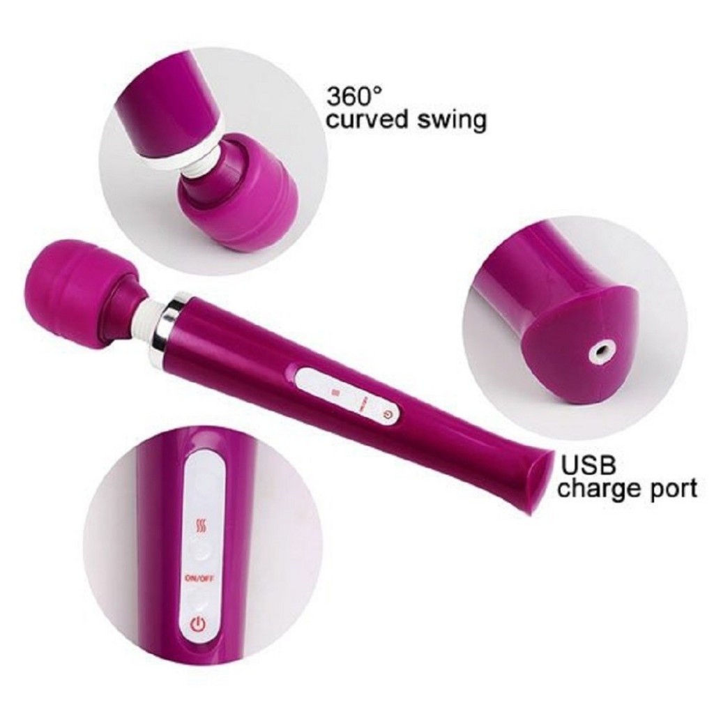 Magic Massager Wand stimulator - Purple - Image 5