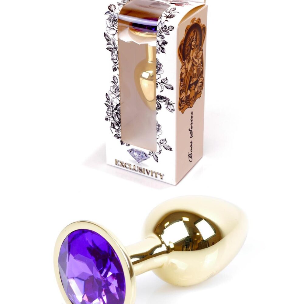 Gold Plug - Jewellery - Purple