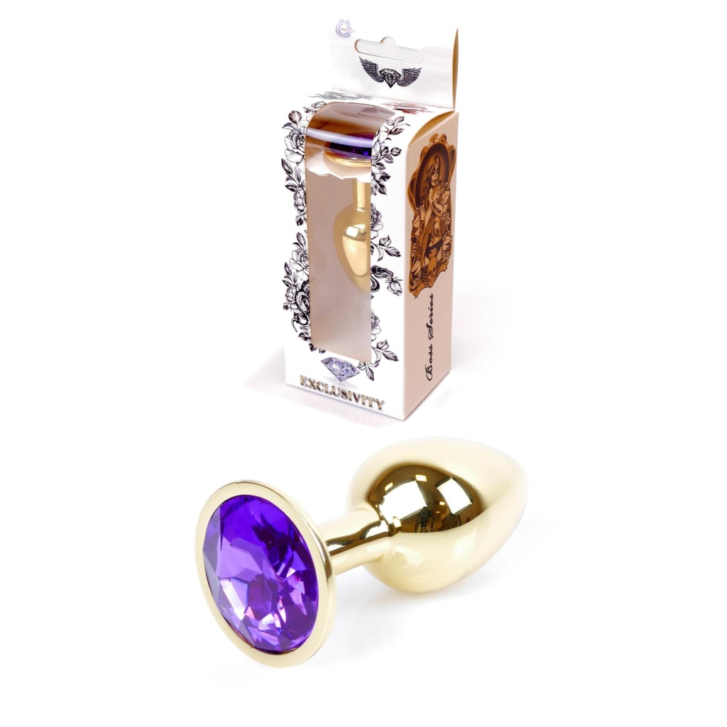 Gold Plug - Jewellery - Purple