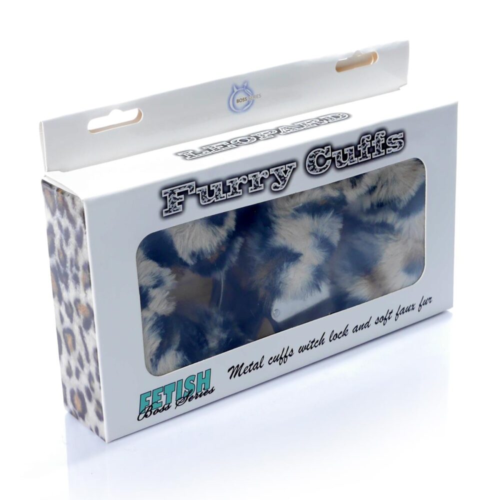 Handcuffs Fetish Boss Series - Furry Cuffs - Leopard