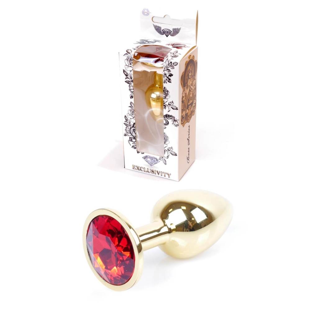 Gold Plug - Jewellery - Red