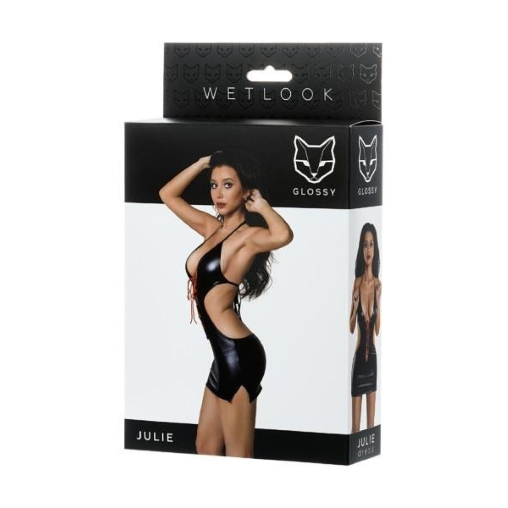 Glossy - Shiny Wetlook dress JULIE - L