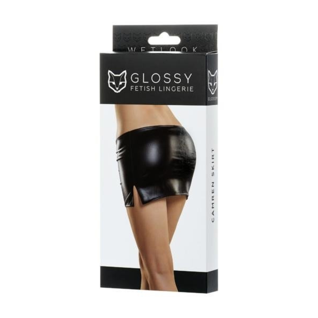 Glossy - Shiny Wetlook skirt CAMREN - S