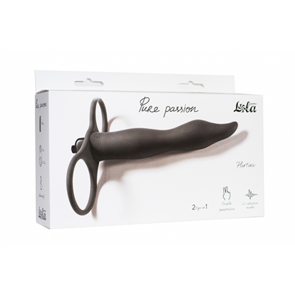 Strap-on Pure Passion Flirtini black