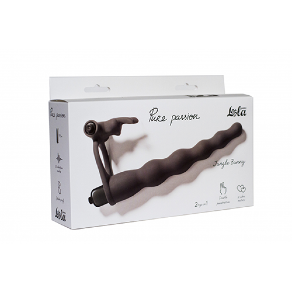 Strap-on Pure Passion Jungle Bunny black