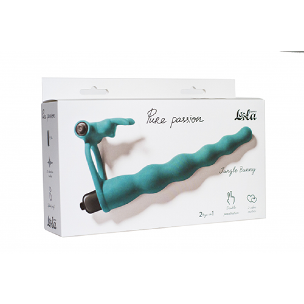 Strap-on Pure Passion Jungle Bunny Green