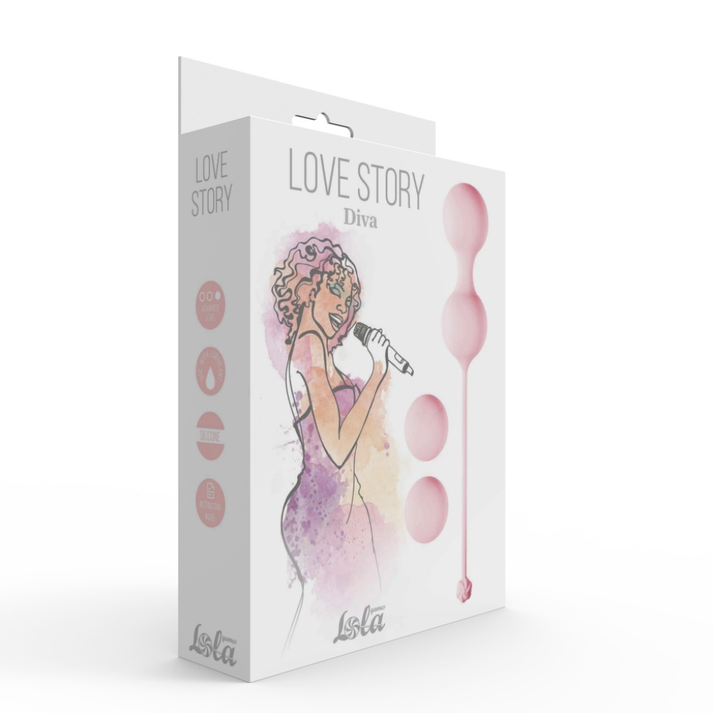 Vaginal balls set Love Story Diva Tea Rose - Image 4