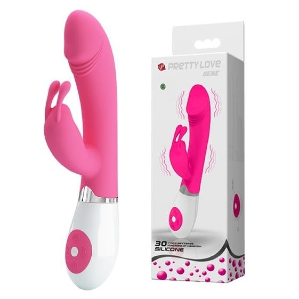 PRETTY LOVE - Gene - Silicone Vibrator, 30 fun. vibr. - Pink