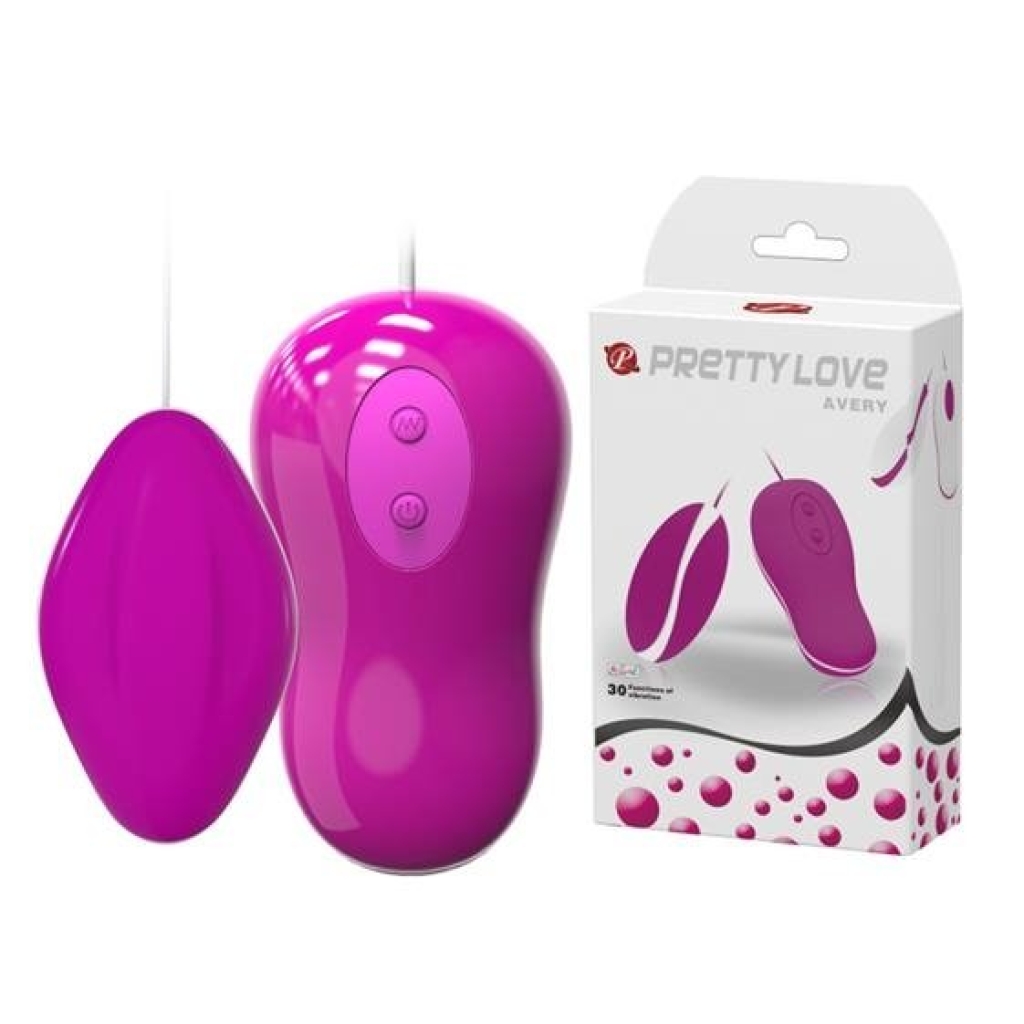 PRETTY LOVE - Avery - Silicone Vibrating Egg - Purple