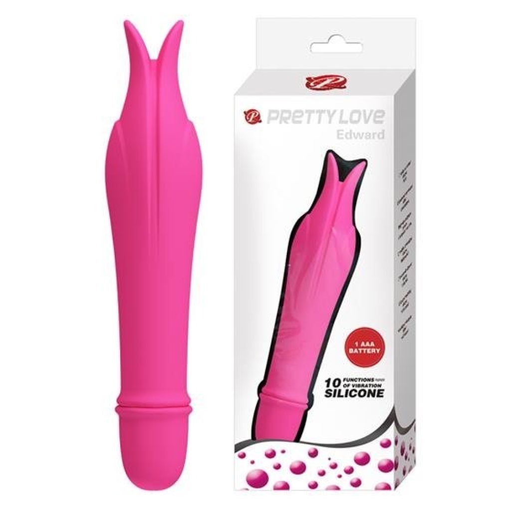 PRETTY LOVE - Edward Silicone Vibrator - Pink