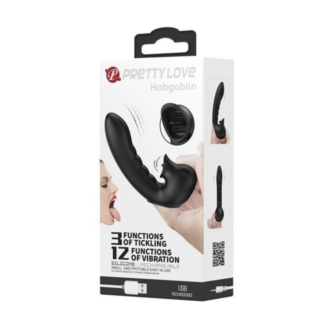 PRETTY LOVE - Hobgoblin Finger Vibrator - Black
