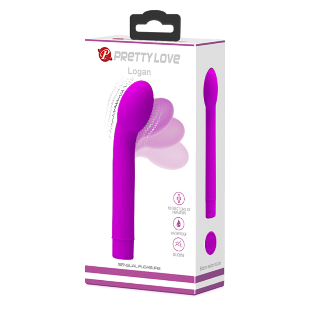 PRETTY LOVE - Logan Vibrator Purple