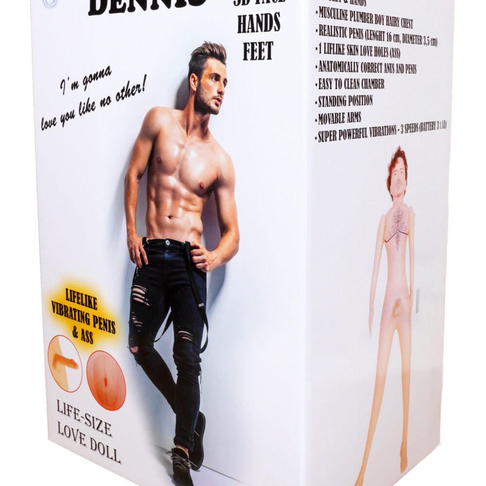 Lalka- DENNIS 3D - Vibrating