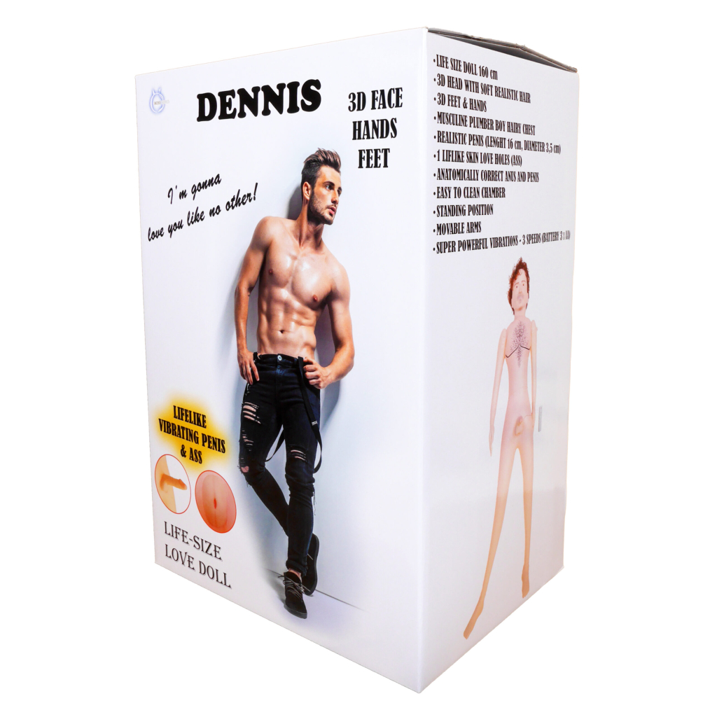 Lalka- DENNIS 3D - Vibrating