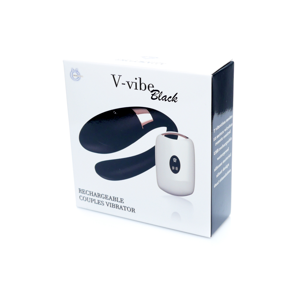 Stimulator-V-Vibe Black USB 7 Function / Remote Control
