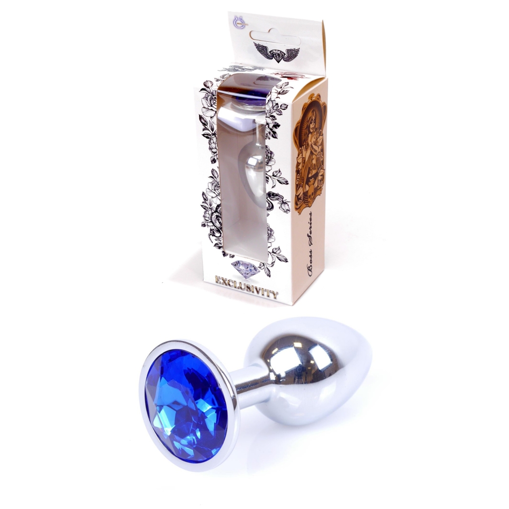 Plug-Jawellery Silver PLUG- Dark Blue