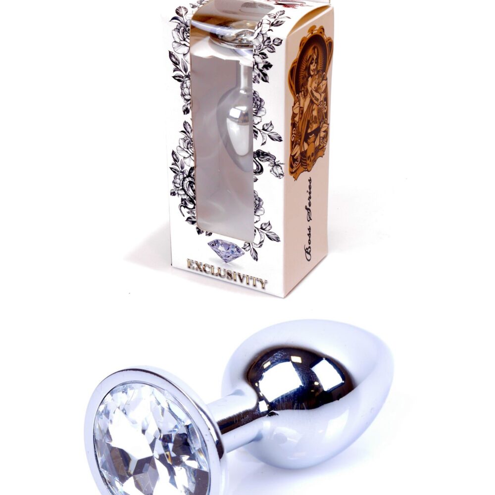 Plug-Jawellery Silver PLUG- Clear