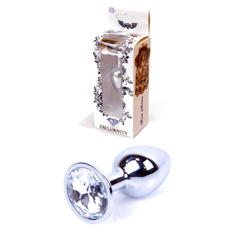 Plug-Jawellery Silver PLUG- Clear