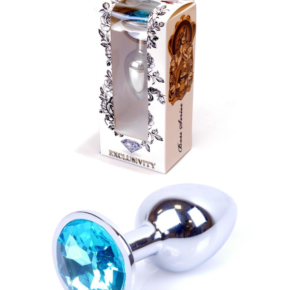 Plug-Jawellery Silver PLUG- Light Blue