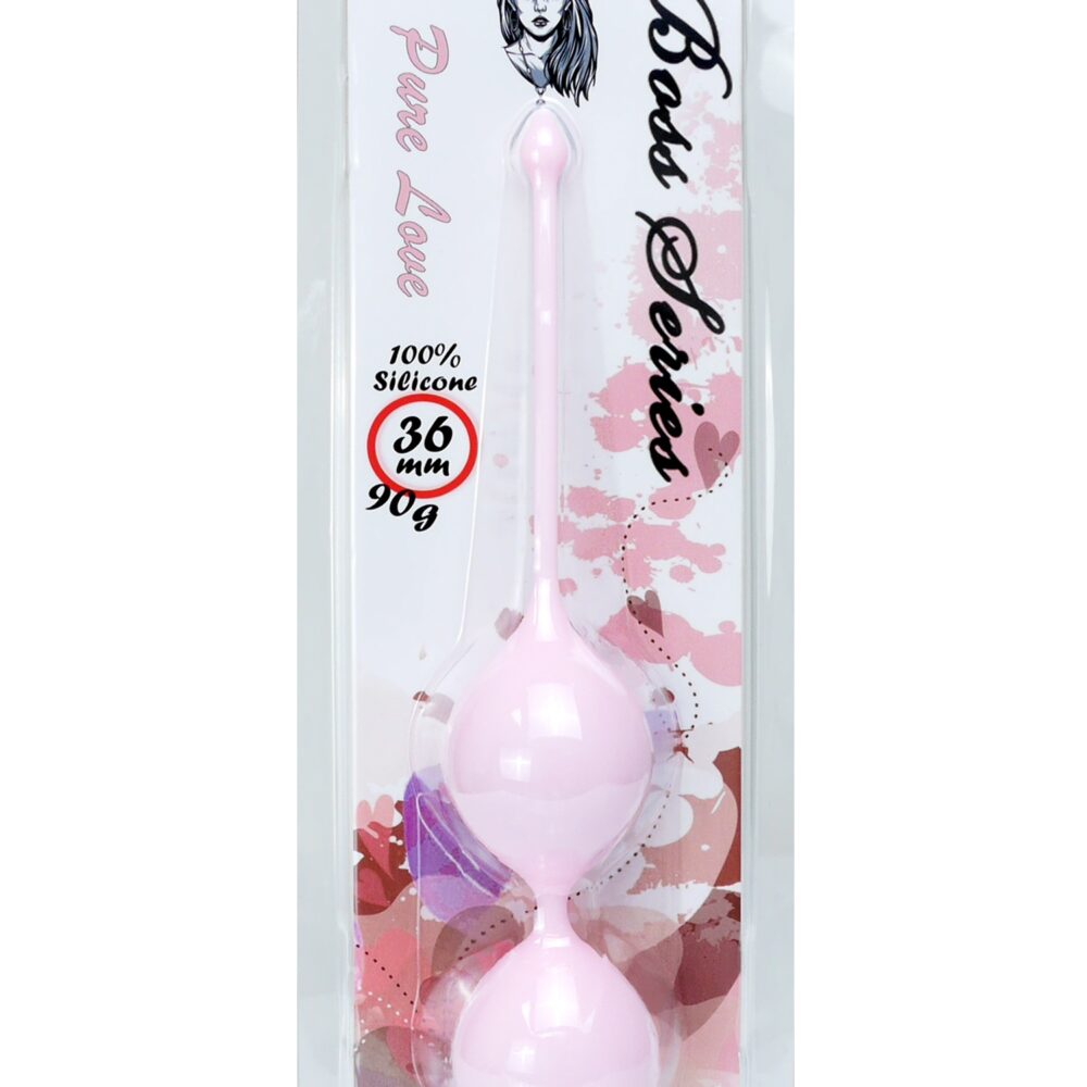 Silicone Kegel Balls 36mm 90g Light Pink - Boss Series