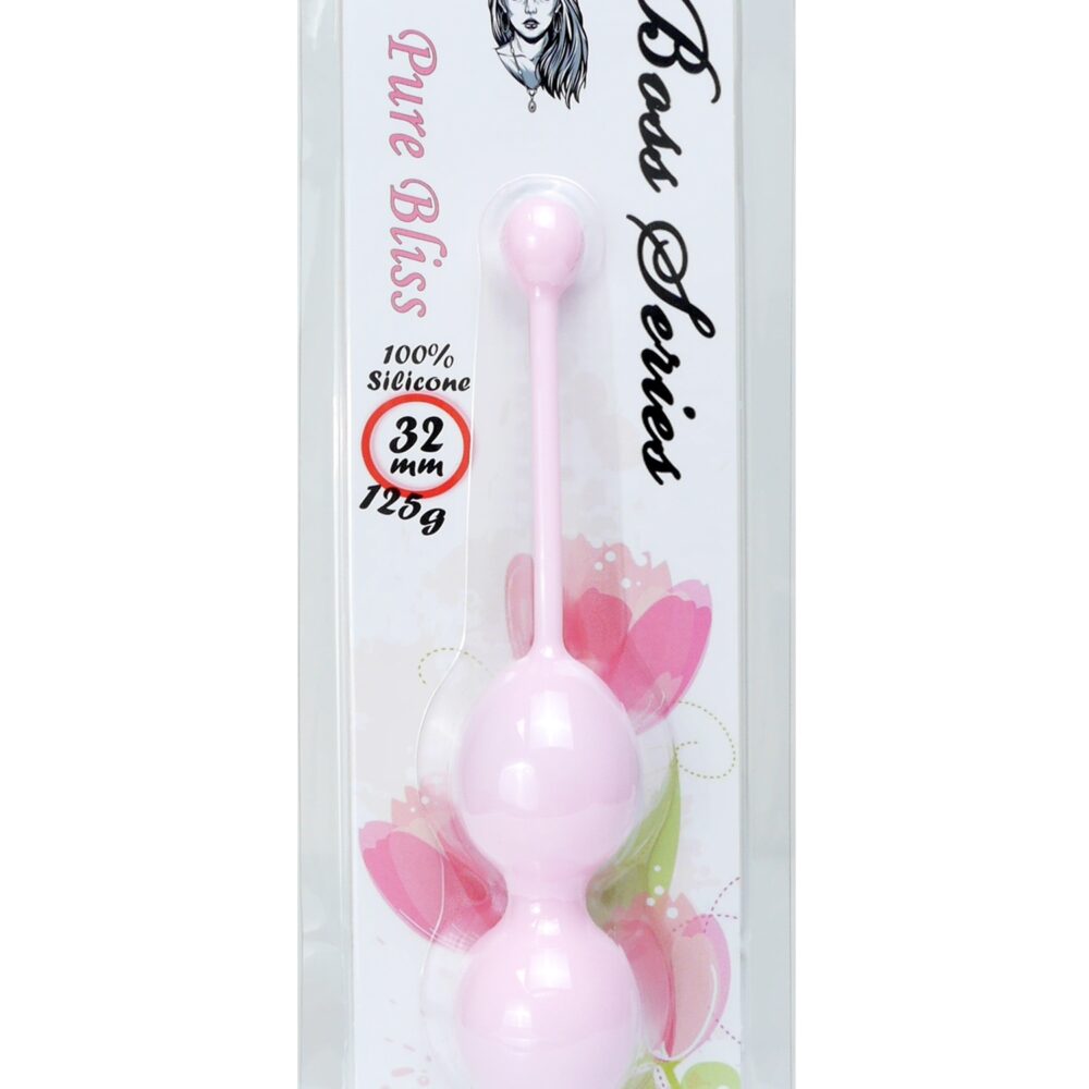 Silicone Kegel Balls 32mm 125g Pink - Boss Series