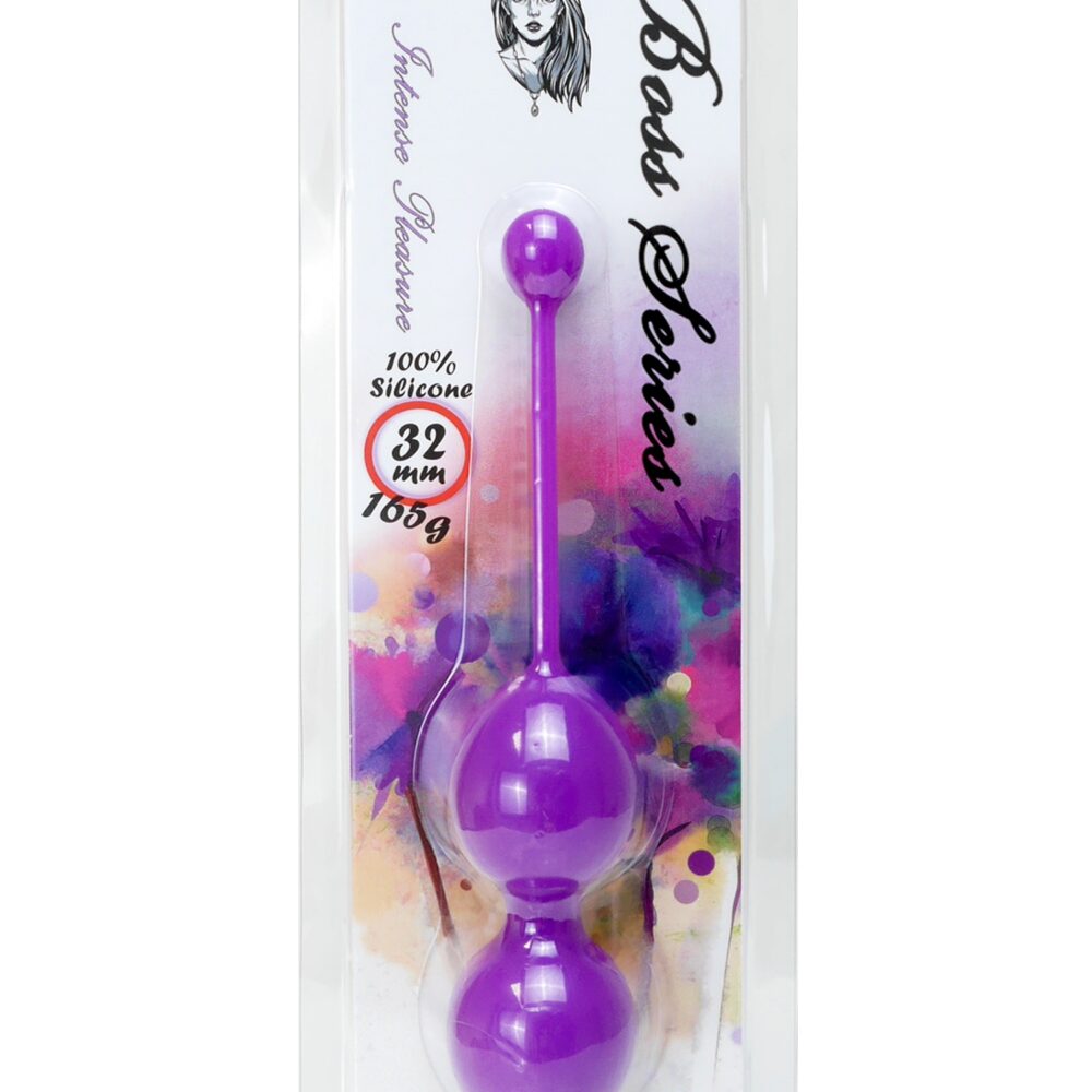 Silicone Kegel Balls 32mm 165g Purple - Boss Series