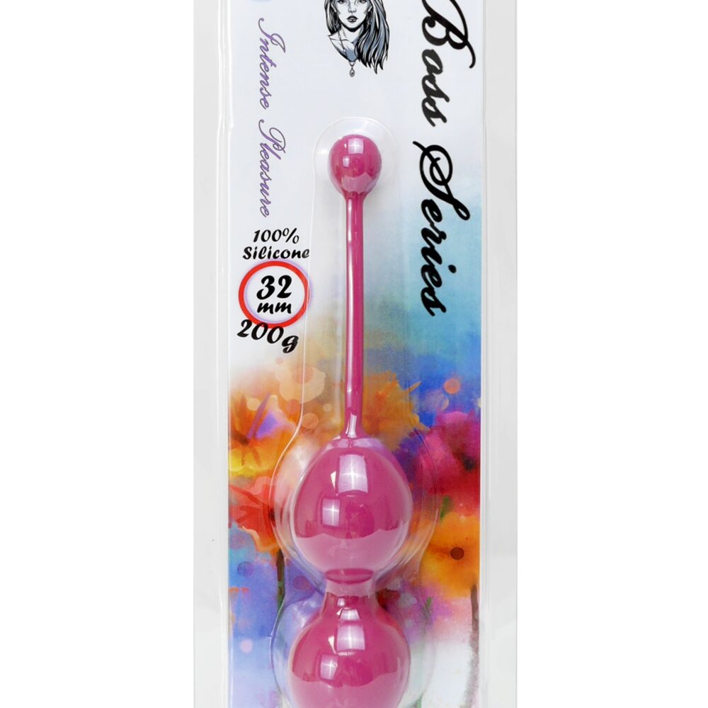 Silicone Kegel Balls 32mm 200g Dark Pink - Boss Series