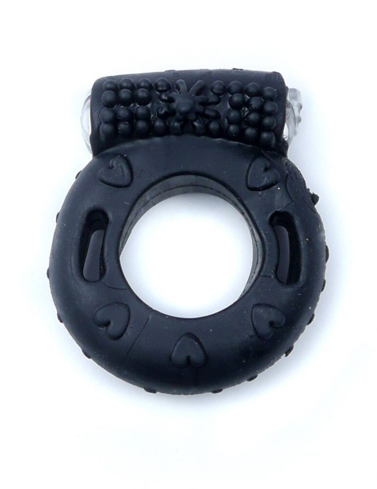 Pierścień-Vibrating CockRing Black