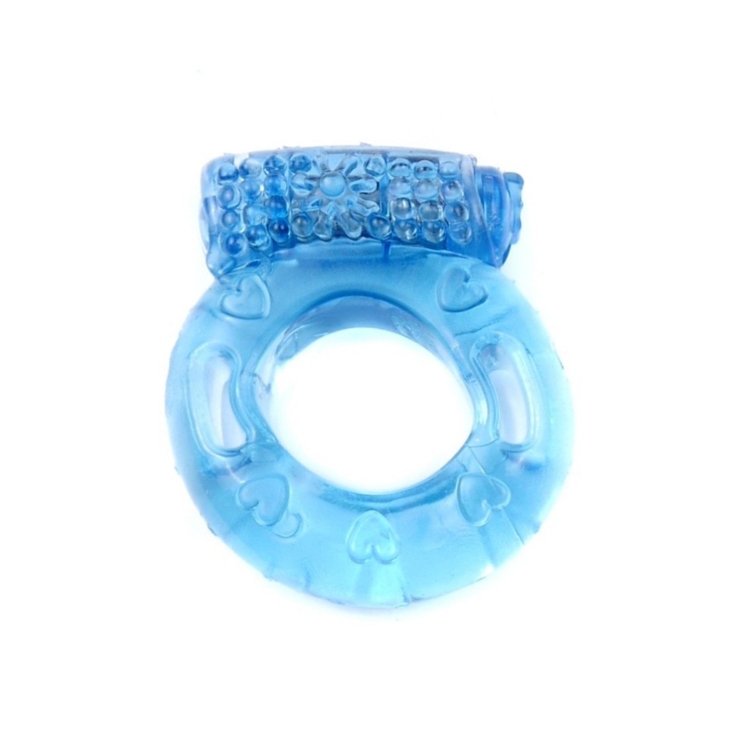 Pierścień-Vibrating CockRing Blue